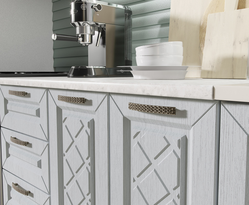 Кухонные гарнитуры, Кухня Агава 1,6 м Серый МДФ