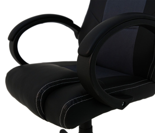 Кресло поворотное RACER (серый/черный)