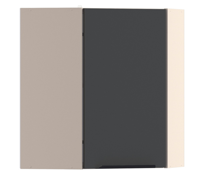 Лофт, Лофт шкаф навесной угловой 1 дв 60х72 см