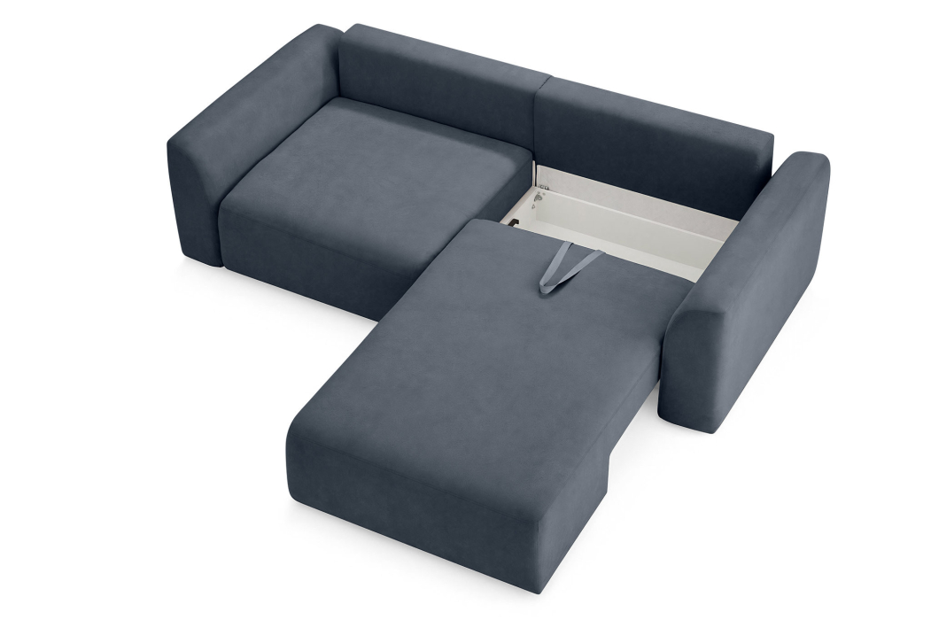 Диваны угловые в гостиную, Диван угловой Спейс, Велюр