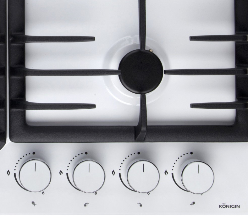 Встраиваемые варочные панели, Газовая варочная панель Konigin Blaze 604 Эмаль