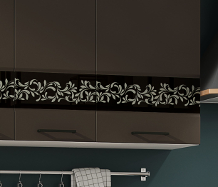 Кухня Милена 1,6 м Смоки софт/Вяз МДФ