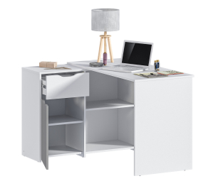 Стол Mika / Мика СБ-3277 Белый/Белый,Серый