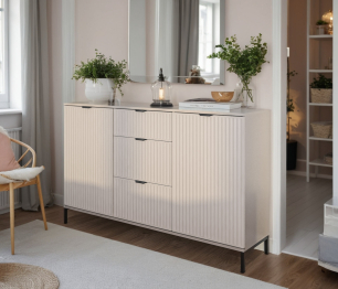 Комод Турин СБ-3571 Кашемир серый/МДФ Кашемир