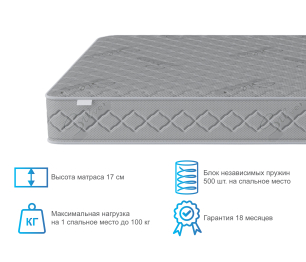 Столлайн / Матрас Фиеста 900х1900