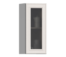 Классика, Классика шкаф навесной со стеклом 1 дв 28х72 см