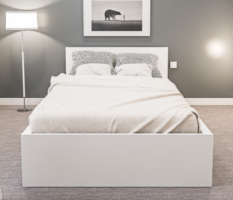 Кровати 140 см, Леон/Бруклин СБ-3368 Кровать с матрасом Тропикана-Боннет плюс 1400*2000