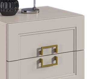 Тумба Ассоль СБ-3436 Кашемир серый/МДФ Кашемир