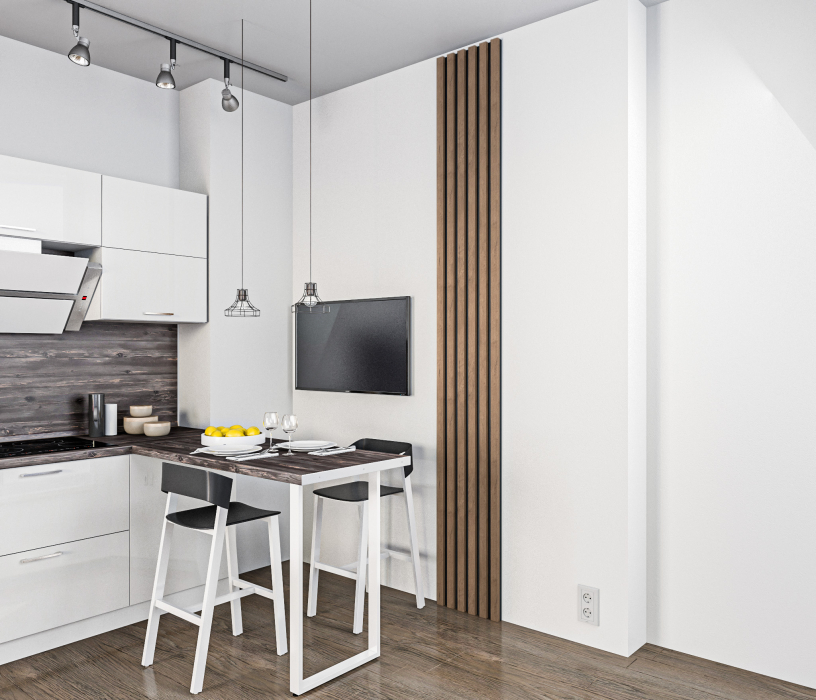 Декор для гостиной, Рейки декоративные интерьерные СБ-3425 Дуб Бунратти (6 шт)