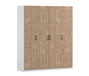 Шкаф четырехдверный Макс 2000 мм, вариант №3 (ЛДСП)