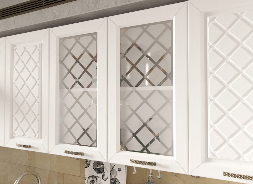 Кухня 2 метра, Кухня Агава 2,0 м Акация Белая/Моренга МДФ