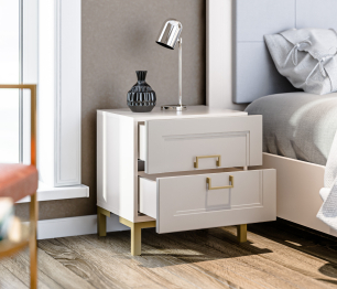 Тумба Ассоль СБ-3436 Кашемир серый/МДФ Кашемир