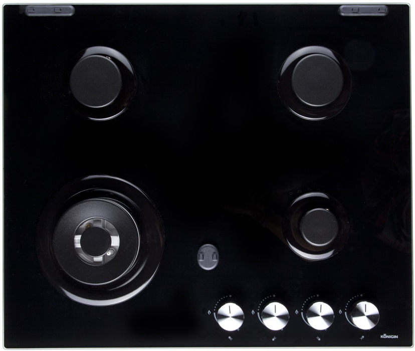 Встраиваемые варочные панели, Газовая варочная панель Konigin Blaze 604 Закаленное стекло