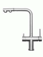 Смесители, Смеситель для кухни Osgard BALANS PLUS с возможностью подключения фильтрованной воды и вытяжным изливом