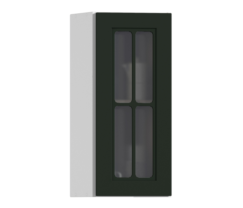 MODERN, MODERN шкаф навесной со стеклом 1 дв 28х72 см