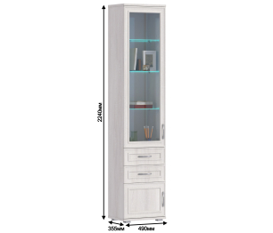 Витрина с ящиками Флоренция СБ-2398