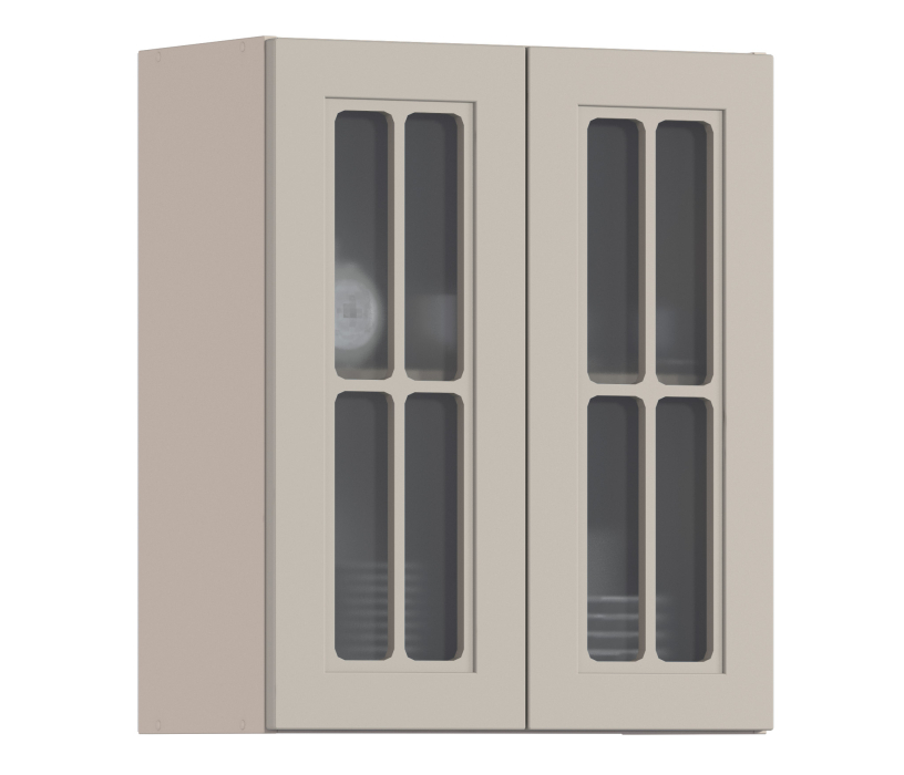 MODERN, MODERN шкаф навесной со стеклом 2 дв 60х72 см