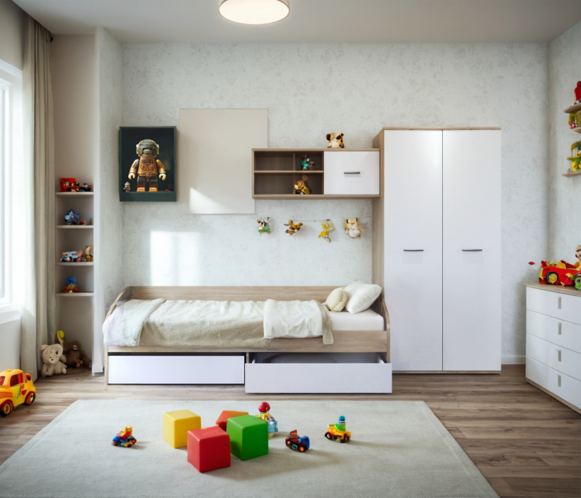 Для одежды, Шкаф 2-х дверный Мамбо СБ-2371