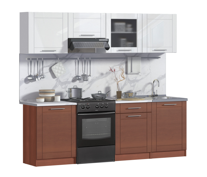 Кухонные гарнитуры, Кухонный гарнитур Натали прямой 240 см