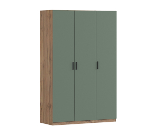 Шкаф трехдверный Макс 1500 мм, вариант №2 (ЛДСП, корпус дуб вотан)