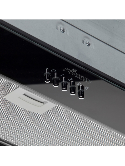 Вытяжки, Кухонная вытяжка Konigin Skylark Black Glass