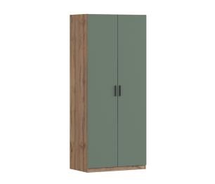 Шкаф двухдверный Макс 1000 мм, вариант №3 (ЛДСП, корпус дуб вотан)
