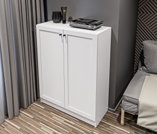 Стеллаж Твин СБ-3380 Белый