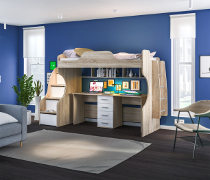 Кровать-чердак Мамбо СБ-2871