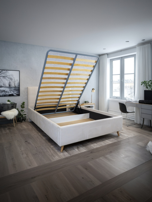 С подъемным механизмом, Кровать Коуч 001П 180х200