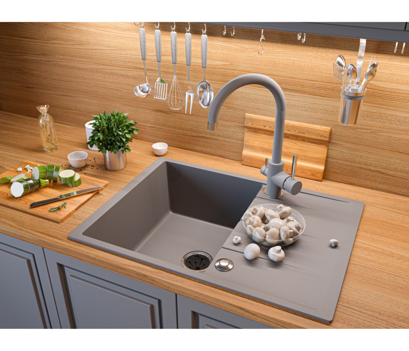 Кухонные мойки, Гранитная мойка EMQ-1800.Q