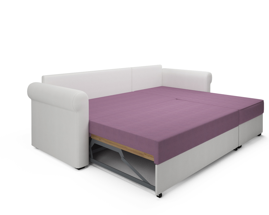 Диваны угловые в гостиную, Угловой диван Стивен, микровелюр и экокожа