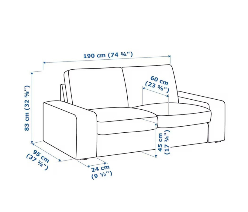 Диваны кровати со спальным местом, Диван прямой Кивик