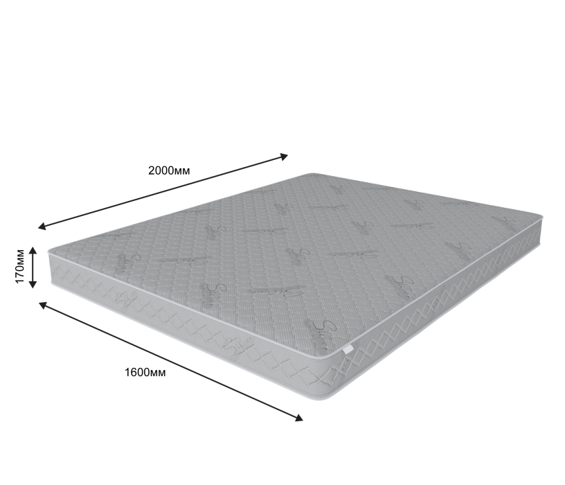 1600 x 2000, Матрас Фиеста 1600х2000