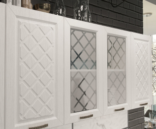 Кухня Агава 2,0 м Акация Белая МДФ