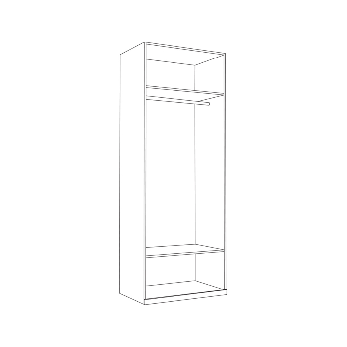 Витрины, Шкаф для одежды Валенсия 13.329