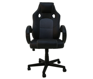 Кресло поворотное RACER (серый/черный)