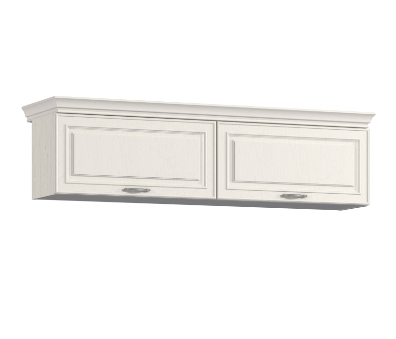 Настенные полки, Полка Гранд / Ливерпуль СБ-3517 Дуб Приморский Белый/МДФ Классика Светлый