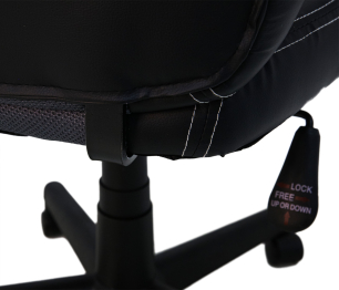 Кресло поворотное RACER (серый/черный)