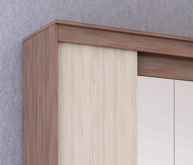 Шкафы-купе, ЛДСП Шкаф-купе АГАТ Ясень Шимо