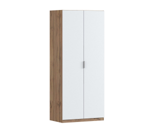 Шкаф двухдверный Макс 1000 мм, вариант №5 (ЛДСП, корпус дуб вотан)
