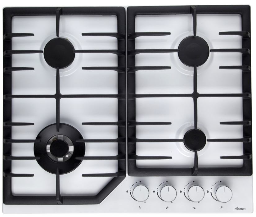 Встраиваемые варочные панели, Газовая варочная панель Konigin Blaze 604 Эмаль