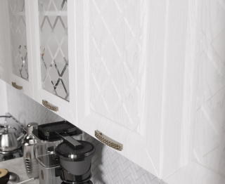 Кухня Агава 2,0 м Акация Белая/Моренга МДФ