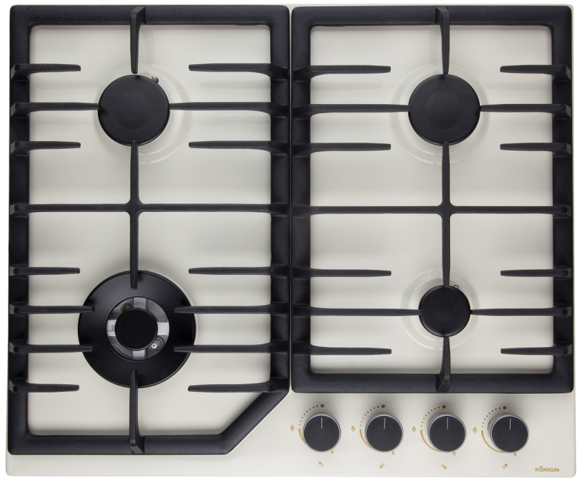 Встраиваемые варочные панели, Газовая варочная панель Konigin Blaze 604 Эмаль