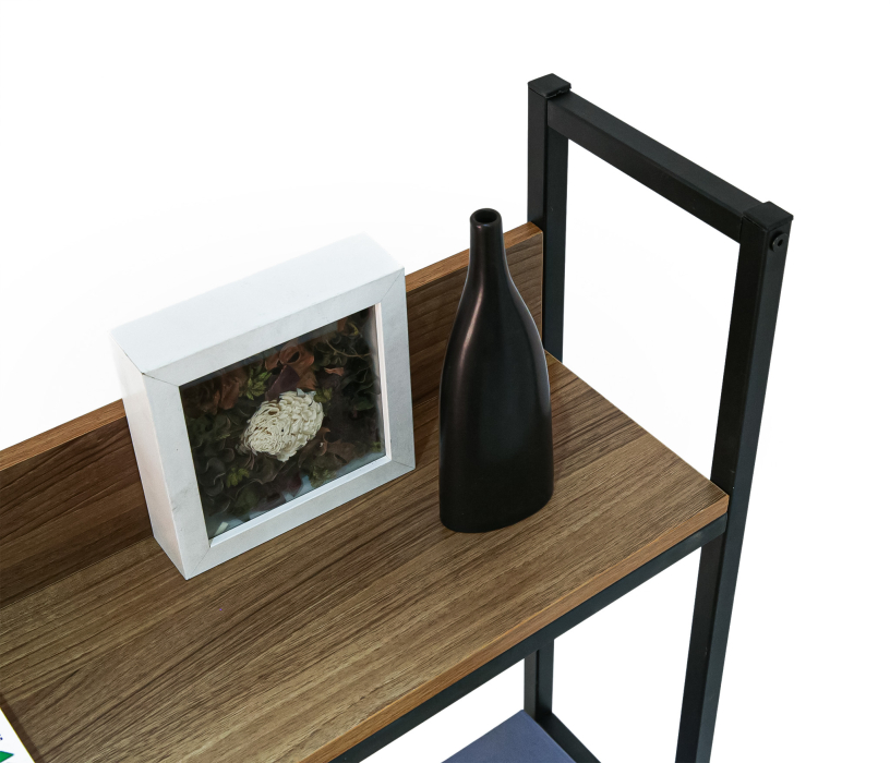 Прямые компьютерные столы, Стол письменный  LOFT с надстройкой