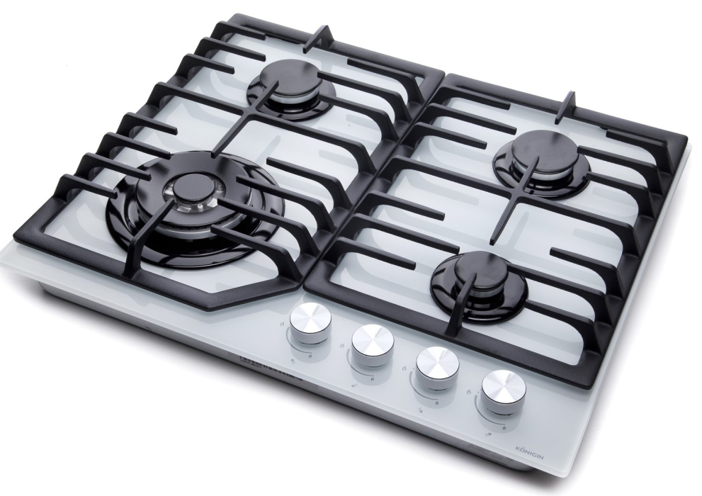 Встраиваемые варочные панели, Газовая варочная панель Konigin Blaze 604 Закаленное стекло