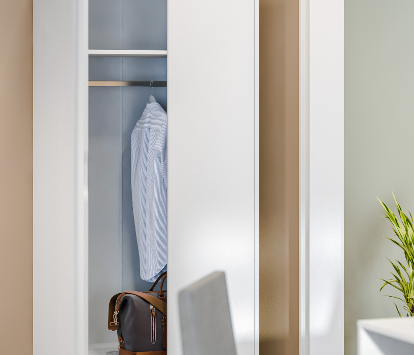 Mika / Мика, Шкаф Mika / Мика СБ-3272 Белый/Белый,Серый