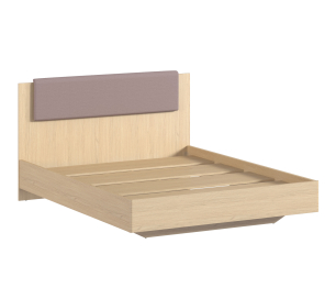 Кровать (1600) Афина СБ-3270 Дуб Винченца,Кашемир серый