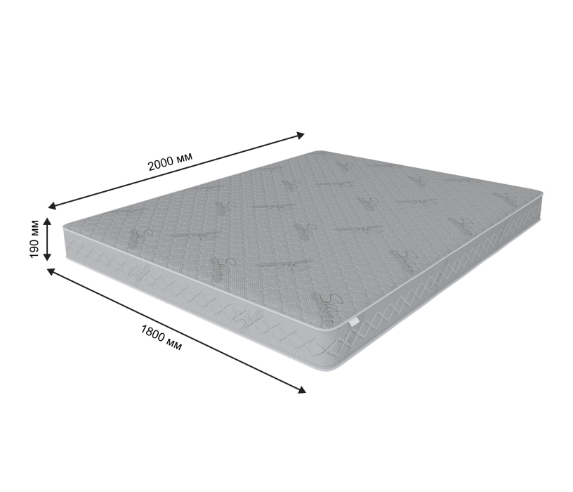 Другие размеры, Матрас Премиум Пломбир 1800*2000