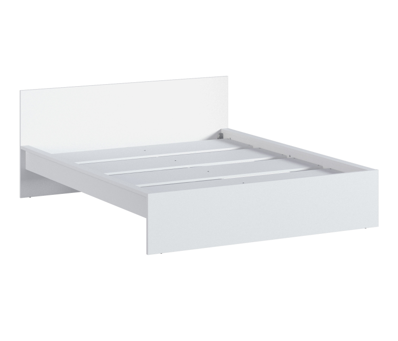 Кровати 160 см, Леон/Бруклин СБ-3369 Кровать белая с матрасом Тропикана-Боннет плюс 1600*2000