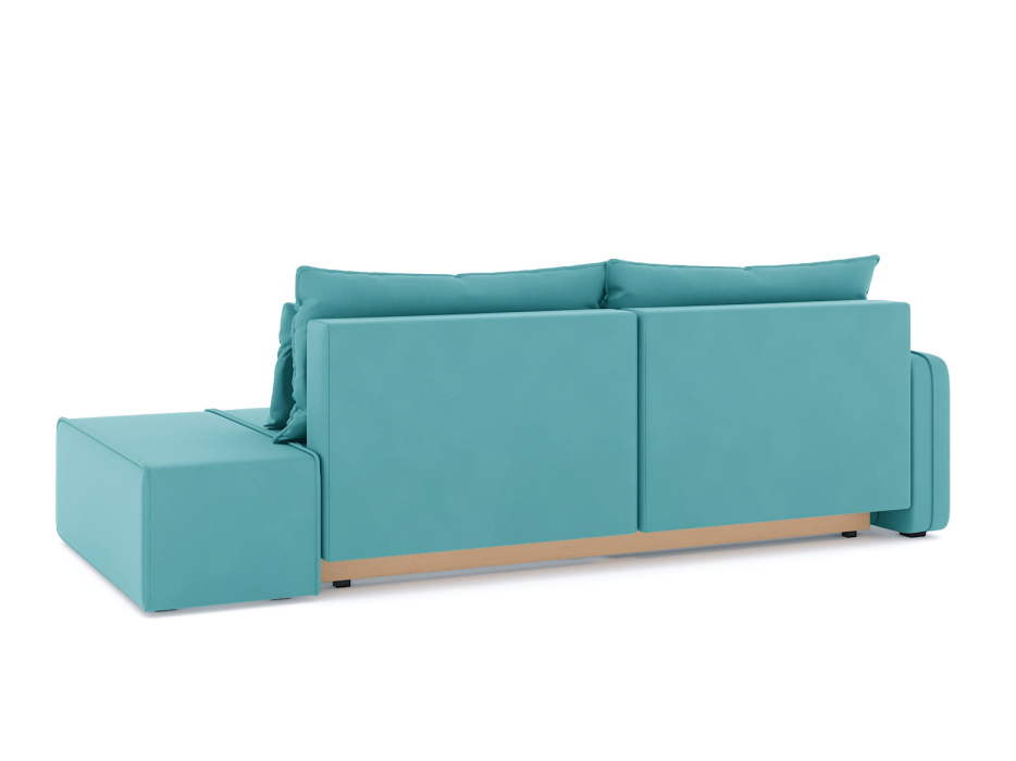 Диваны угловые в гостиную, Диван-кровать угловой Портленд еврокнижка НПБ, велюр